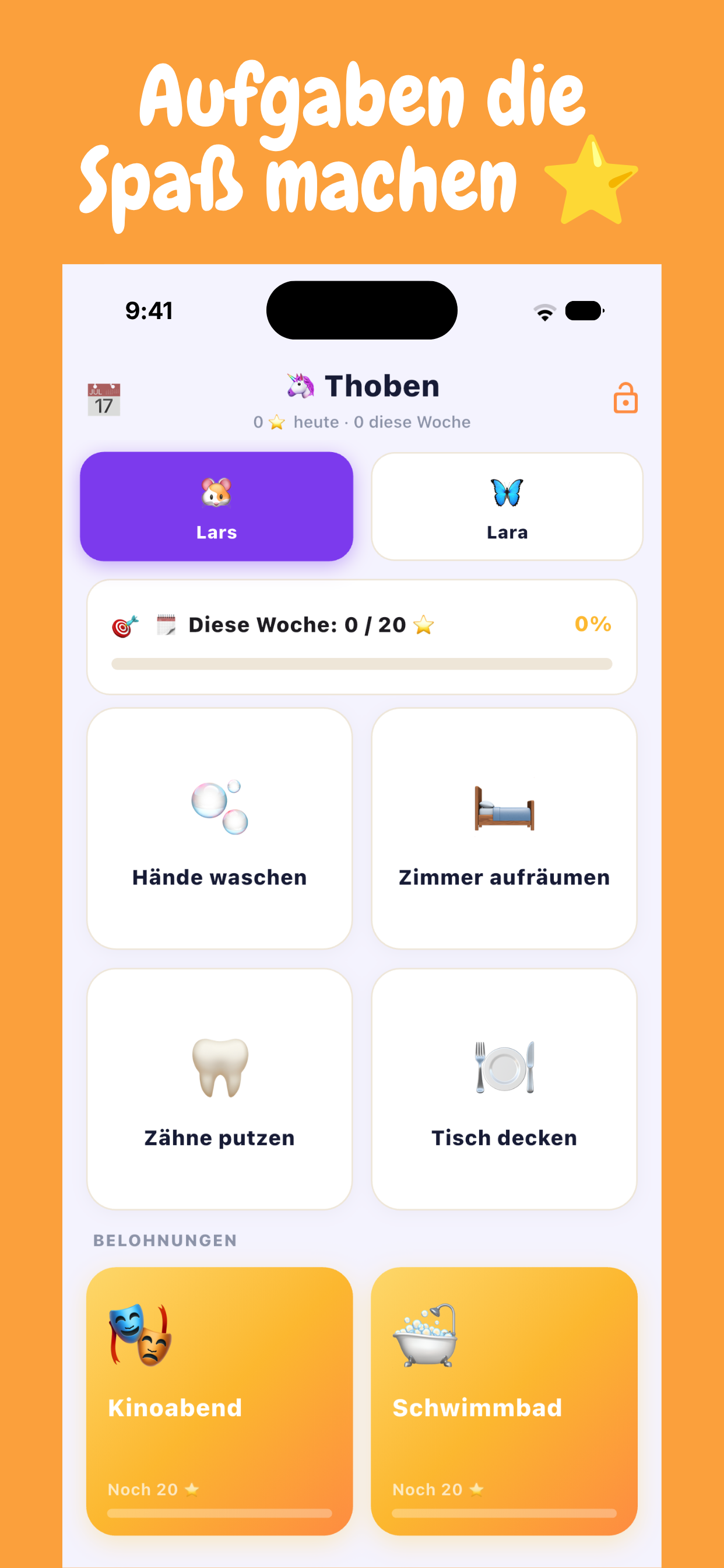Aufgaben die Spaß machen