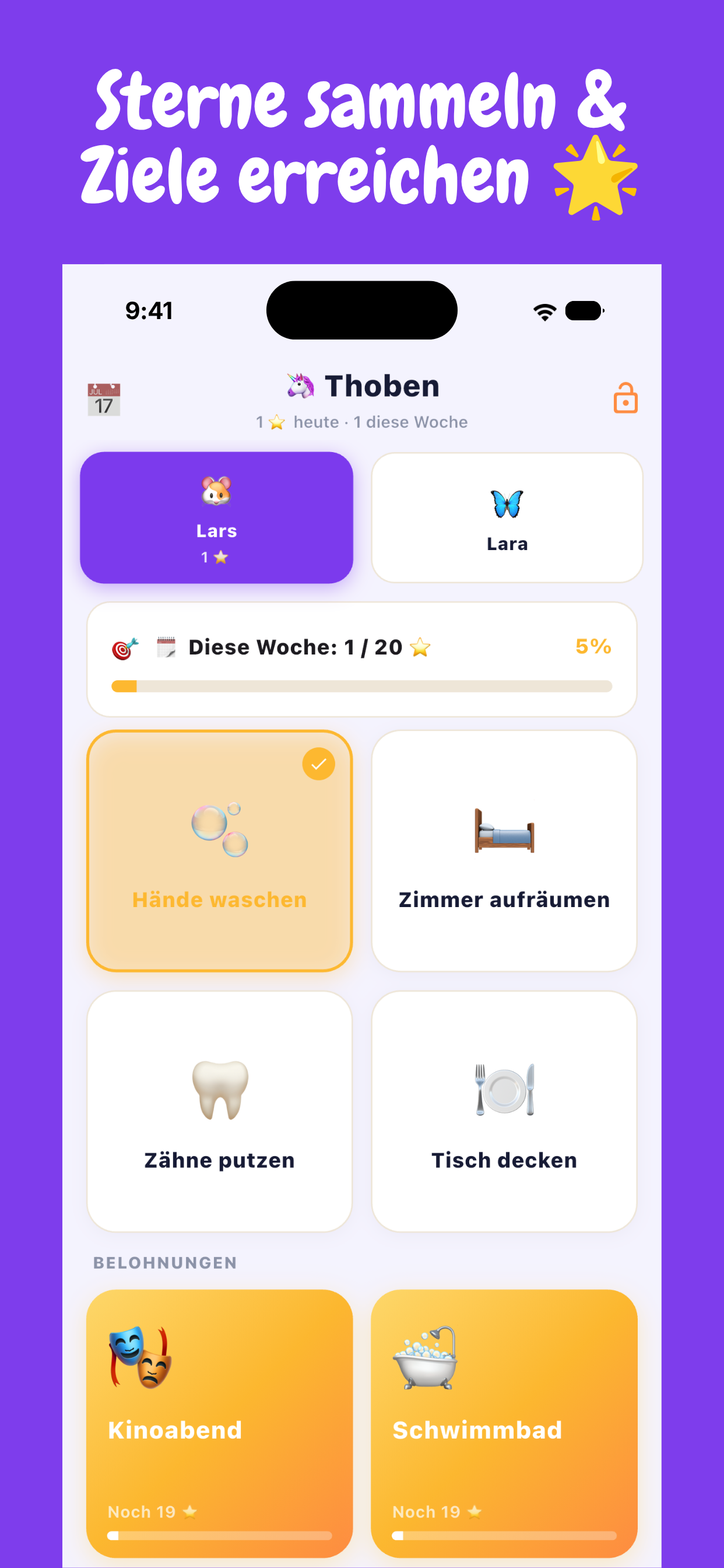 Sterne sammeln